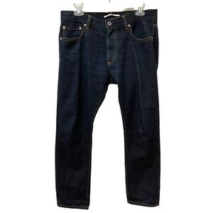 Reiss Dark Wash Blue Drake Straight Leg Denim Jeans Men's 32" x 29"